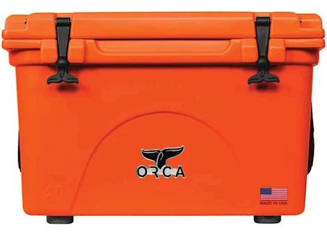 ORCA 40-Quart Hard Side Cooler – Blaze Orange