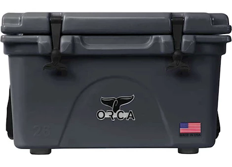 ORCA 26-Quart Hard Side Cooler – Charcoal