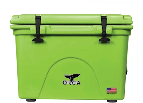 ORCA 58-Quart Hard Side Cooler – Lime