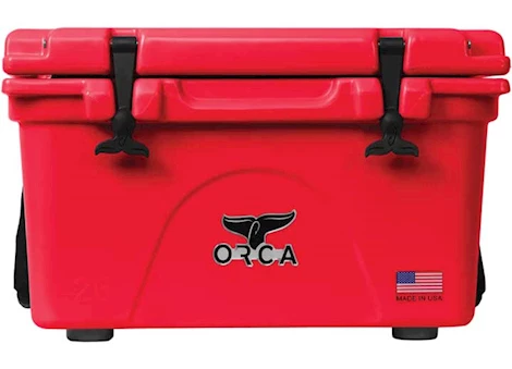 ORCA 26-Quart Hard Side Cooler – Red