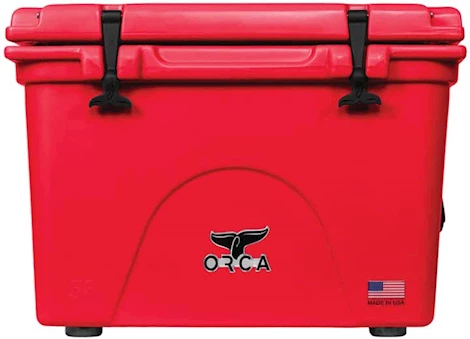 ORCA 58-Quart Hard Side Cooler – Red
