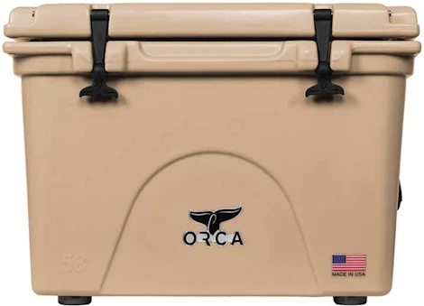 ORCA 58-Quart Hard Side Cooler – Tan