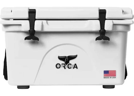 ORCA 26-Quart Hard Side Cooler – White