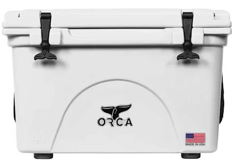 ORCA 40-Quart Hard Side Cooler – White Main Image