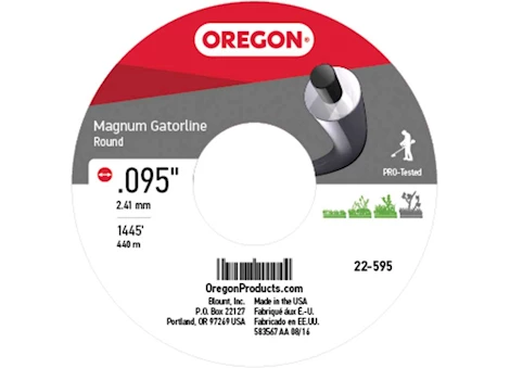 Oregon Tool GATORLINE, MAGNUM ROUND .095 5LB BULK