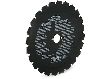 Oregon Tool EIA BRUSH BLADE 9IN 24 TEETH 25MM
