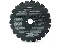 Oregon Tool Eia brush blade 8in 22 teeth 25mm