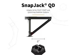 SnapPad Snapjack qd adaptor kit for psx and quick drop systems - 2 pack