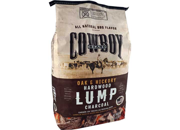 COWBOY OAK & HICKORY LUMP CHARCOAL – 18 LB. BAG