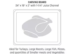 Pit Barrel Cooker End Grain Carving Board - 24” x 18” x 2”
