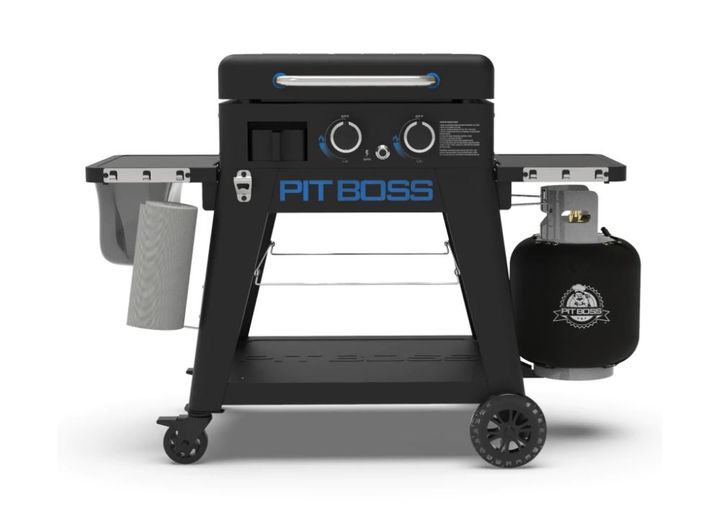 PIT BOSS ULTIMATE SERIES 2 BURNER PORTABLE GAS GRIDDLE WITH LIFT-OFF TOP
