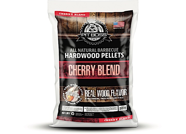PIT BOSS 40 LB. CHERRY BLEND ALL NATURAL BARBECUE HARDWOOD PELLETS