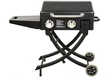 Pit Boss Grills PIT BOSS SPORTSMAN PORTABLE 2-BURNER GRIDDLE WITH LEGS