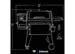 Pit Boss Grills 10913 navigator series pb850gw wood pellet grill with wifi