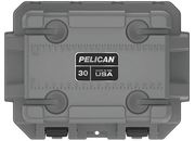 Pelican 30-Quart Elite Cooler - Dark Gray/Green