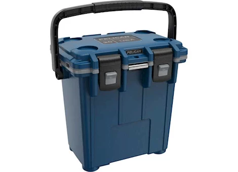 Pelican 20-Quart Elite Cooler with Fold Down Carry Handle - Pacific Blue/Gray