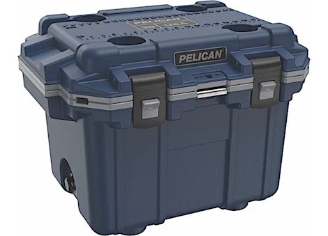 Pelican 30-Quart Elite Cooler - Pacific Blue/Gray Main Image