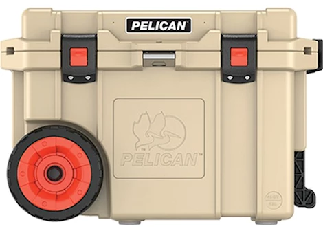 Pelican 45-Quart Elite Wheeled Cooler - Tan
