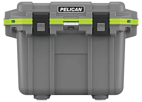 Pelican 30-Quart Elite Cooler - Dark Gray/Green