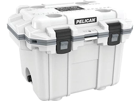 Pelican 30-Quart Elite Cooler - White/Gray Main Image
