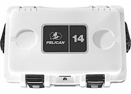 Pelican 14-Quart Personal Cooler - White/Gray