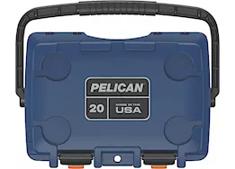 Pelican 20-Quart Elite Cooler with Fold Down Carry Handle - Seafoam/Orange/Pacific Blue