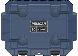 Pelican 30-Quart Elite Cooler - Pacific Blue/Gray