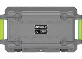 Pelican 70-Quart Elite Cooler - Electric Green/Gray