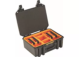 Pelican v300wd, large equipment case w/padded dividers, wl/wd, blk