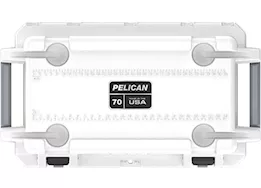 Pelican 70-Quart Elite Cooler - White/Gray
