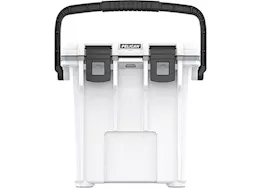 Pelican 20-Quart Elite Cooler with Fold Down Carry Handle - White/Gray
