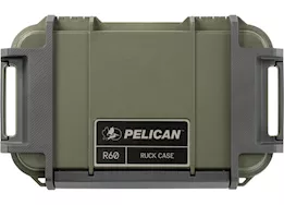 Pelican ruck case r60,od green