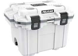 Pelican 30-Quart Elite Cooler - White/Gray