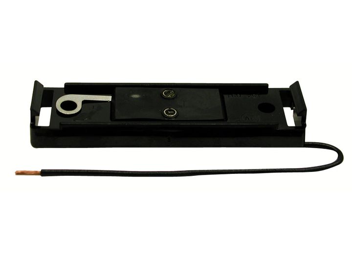 BLACK MOUNTING BRACKET FOR 154 LIGHTS, INCLUDES TERMINAL PAD, LEAD WIRE, & MOUNT