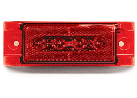Peterson Manufacturing 188 LED - Red Clearance/Side Marker Light with Reflex (Poly Pack)