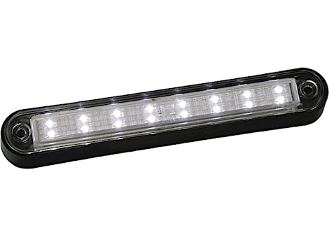 Peterson Manufacturing 388C Great White LED Int/Ext Aisle & Utility Light - White w/Black Bracket