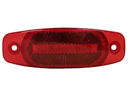 Peterson Manufacturing 130 - Red Hard-Hat Clearance/Side Marker Light w/Reflex