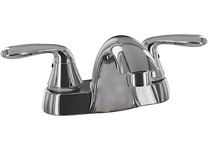 Valterra Products LLC BATHROOM FAUCET, 4IN HYBRID LOW-ARC, 2 LEVER, 1/4 TURN, CHROME
