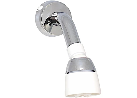 Valterra Products LLC LEDGE FAUCET, 4IN HI-RISE TUBULAR, 2 KNOB, PLASTIC, CHROME