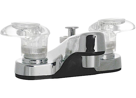 Valterra Products LLC BATHROOM DIVERTER FAUCET, 4IN, 2 LEVER, 1/4 TURN, PLASTIC, CHROME