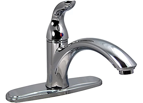 Valterra Products LLC Kitchen faucet, 8in hi-arc hybrid, 1 lever, ceramic disc, chrome Main Image