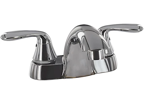 Valterra Products LLC BATHROOM FAUCET, 4IN HYBRID LOW-ARC, 2 LEVER, 1/4 TURN, CHROME