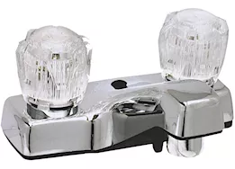 Valterra Products LLC Lavatory faucet, 4in, 2 knob, plastic, chrome