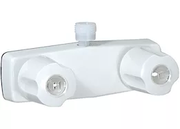 Valterra Products LLC Shower valve w/ vac brkr, 4in, 2 knob, plastic, white