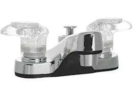 Valterra Products LLC Bathroom diverter faucet, 4in, 2 lever, 1/4 turn, plastic, chrome