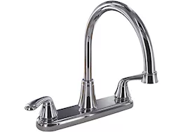 Valterra Products LLC Kitchen faucet, 8in hi-arc hybrid, 2 lever, chrome