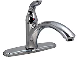 Valterra Products LLC Kitchen faucet, 8in hi-arc hybrid, 1 lever, ceramic disc, chrome