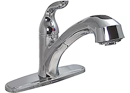 Valterra Products LLC Kitchen faucet, 8in pull out hybrid, 1 lever, ceramic disc, chrome