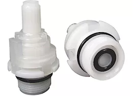 Valterra Products LLC Washerless stem w/ valve stop for older utopia faucets, 1 pair