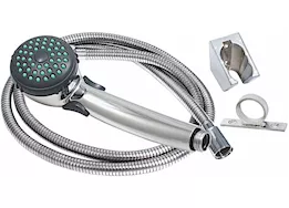 Valterra Products LLC Shower head kit, trickle shut-off, 60in vinyl hose, chrome